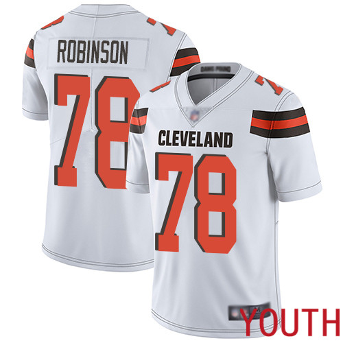 Cleveland Browns Greg Robinson Youth White Limited Jersey #78 NFL Football Road Vapor Untouchable